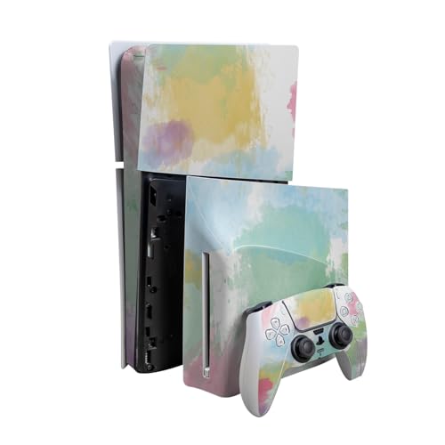 Skin Compatible with PlayStation 5 Slim Digital Edition Bundle + Disc Drive for…