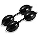 Frdxotion UV Eye Protection Tanning Goggles Eyeshields, Laser Safety Goggles, Black (2 Pack)