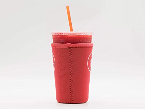 image for JAVA SOK Reusable Iced Coffee Sleeve - Cup Insulator Sleeve for Cold B