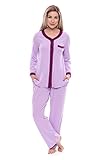 Texere Women's Long Sleeve Pajama Set (Eco Nirvana, Orchid, Small) Unique Gifts for Bridal Shower WB0005-ORC-S