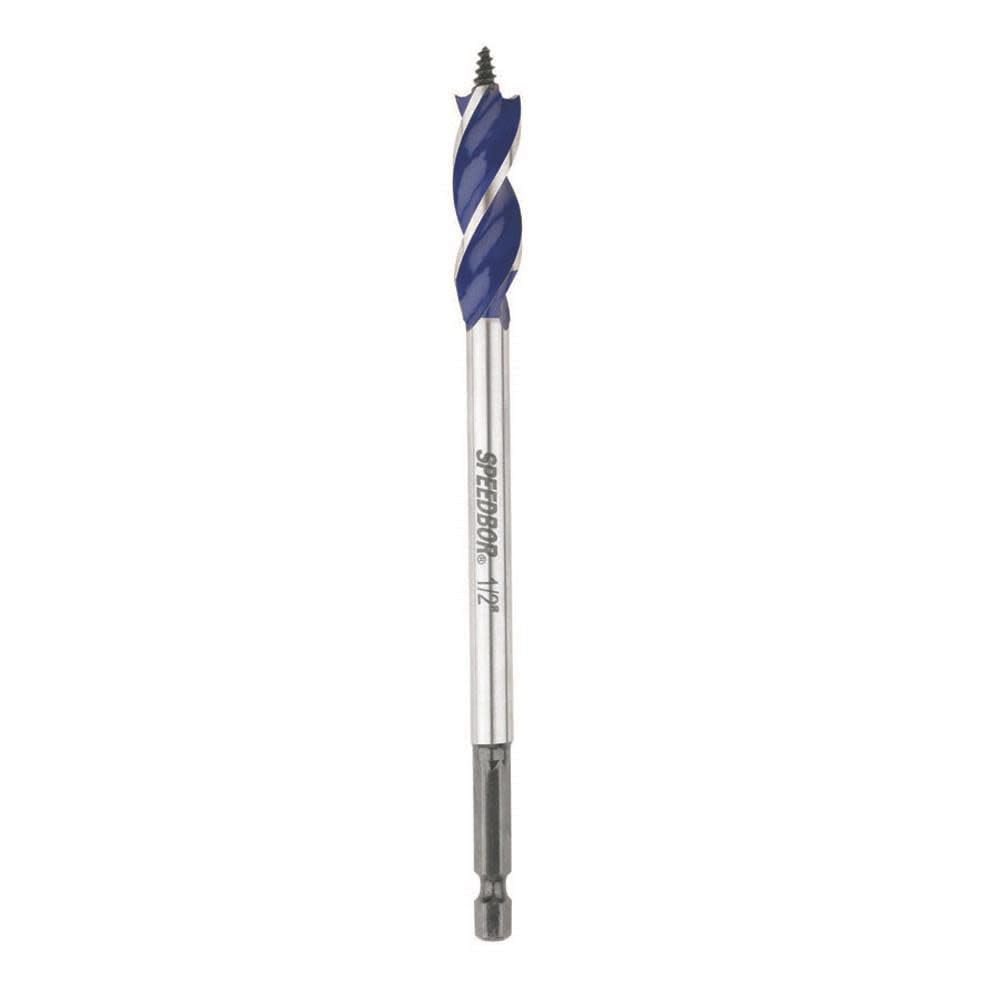 IRWIN SPEEDBOR Tri Flute Wood Drill Bit 1/2" X 6"(3041001)