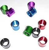 TWO - Replacement Anodized Aluminum Pipe Chambers (GREEN)
