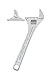 Channellock - 8 Reversible Jaw Adj Wrenc (808PW)