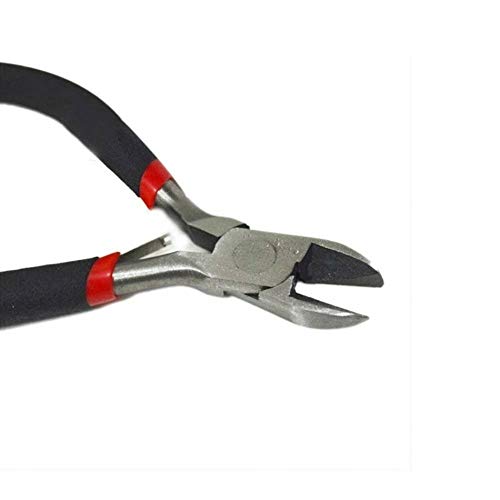 Tivivose Schmuck Zangen Ausrüstung 10cm Lange Spitzzange Edelstahl Diagonale Kneifzangen Schwarz Schmucksachen, die Hand… – Bild 5