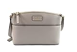 Kate Spade Millie Grove Street Leather Crossbody Bag Handbag Purse (StoneIce)