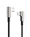 AUKEY USB C to Lightning Cable Right Angle 90 Degree 6.6ft Braided Nylon MFi-Certified Fast Charging Cable Compatible with iPhone 12/11 Pro/XS Max / 8 Plus and iPad Pro