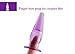 Bantie 8PCS Anal Butt Plugs Trainer Kit Beginner Set Medical Silicone Prostate Massager(Purple)
