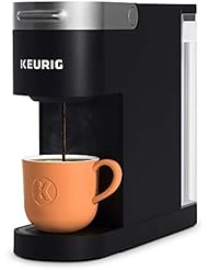 Keurig K-Slim Coffee Maker, Single Serve K-Cup Pod Coffee Brewer, 8 to 12 oz. Brew Sizes, Black