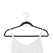 Closet Complete Supreme Quality, Ultra-Heavyweight, 85-gram, Virtually-Unbreakable Velvet Hangers, Ultra-Thin, Space Saving, No-Slip Suit Hangers, 360° Spinning, Chrome Hooks, Black, Set of 25