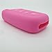 Hwota Silicone 4 Button Smart Remote Key Fob Case Protect Cover for Hyundai Sonata Elantra -Pink