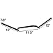 Krator Motorcycle Handlebar 7/8