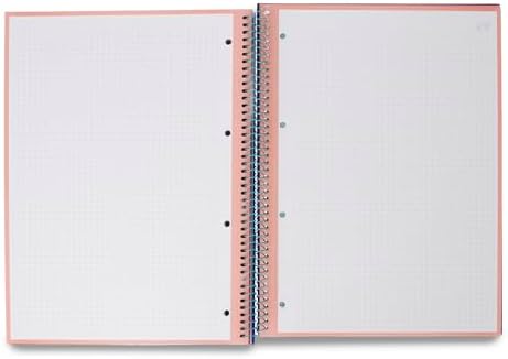 - Libreta A4 Azul - 240 páginas cuadriculadas Microperforadas - Tapa Extradura - Encuadrenación en Espiral- Incluye pegatinas