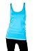 Sofra Women's 100% Cotton Racerback Tank Top