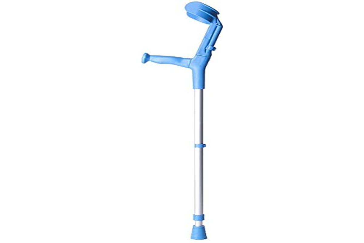 BCR English Crutch, Double Regulation, Blue, 1 Unit