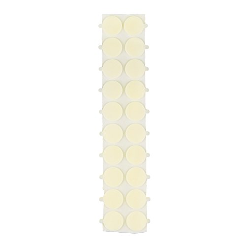 Pack of 100 pcs Candle Wick Stickers - Kare & Kind retail packaging (100 pcs, white)