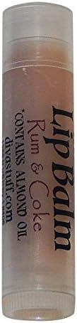 Best Formula Fun Flavored Lip Balm By Diva Stuff, Lots to Choose From and Super Soft Lips (Rum &amp; Coke)