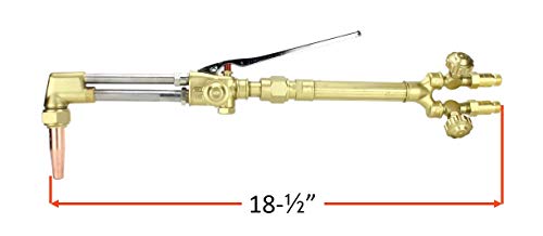Heavy Duty Oxy-Fuel Torch Replacement for Victor with Check Valves + Cutting Tip + Heating Tip (Propane)