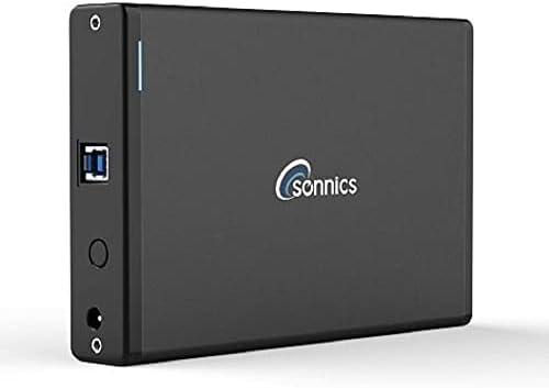 Sonnics 1TB External Hard Drive USB 3.0 Fast for Samsung LG Smart TV PC Mac PS4