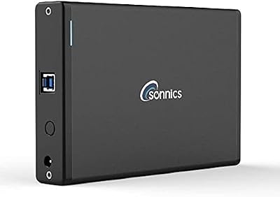 Sonnics 1TB External Hard Drive USB 3.0 Fast for Samsung LG Smart TV PC Mac PS4