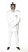 Mustaches Self Adhesive, Novelty, Lord Fake Beard and Fake Mustache, False Facial Hair, Costume Accessory for Adults, Salt and Pepper Color