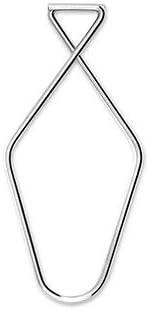 Direct Bazaar Kaliper Clip Suspended Ceiling Clips, Free Hanging, T-bar Squeeze Hangers/Size: 80mm Long, Opens to 45mm