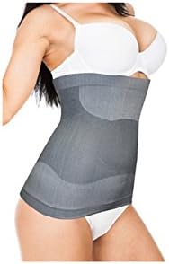 Skinny Compression Detox Ab Wrap Dark Grey
