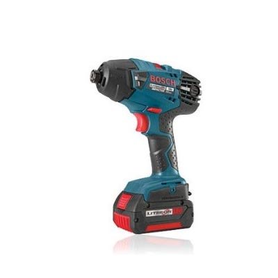 Click Here to See More Images Bosch 26618-01 18-Volt Lithium-Ion 1/4-Hex Impact Drill/Driver Kit with 2 Batteries, Charger and Case