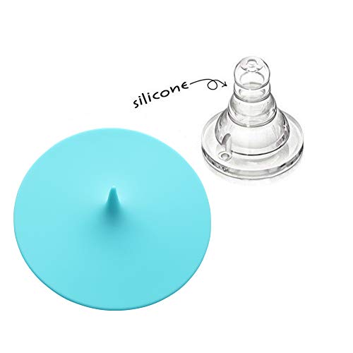 Food Grade Silicone Cup Lids, IPHOX Creative Water droplet design Mug Cover [Set of 6] Anti-dust, Airtight Seal, Silicone Drink Cup Lids, Hot Cup Lids (Lids-Droplet) - Thumbnail 2