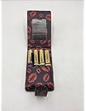 Black Red Lips MIRROR LIPSENSE POUCH Lip Cosmetic Bag Case Makeup Clutch Purse Distributor Lipstick Holder Bridesmaid Gift Bachelorette Wedding Party