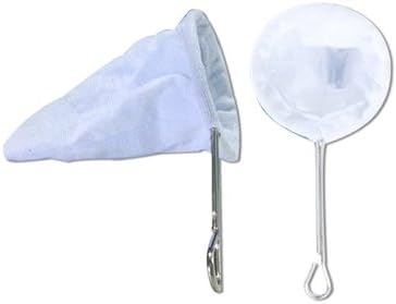 1 X Large Traditional Thai Tea Filter Natural Cotton Cloth Strainer Made by Hand