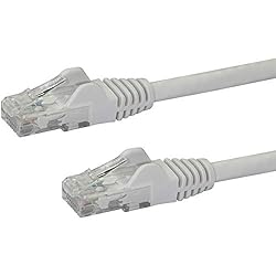 StarTech.com 25ft CAT6 Ethernet Cable - White CAT 6