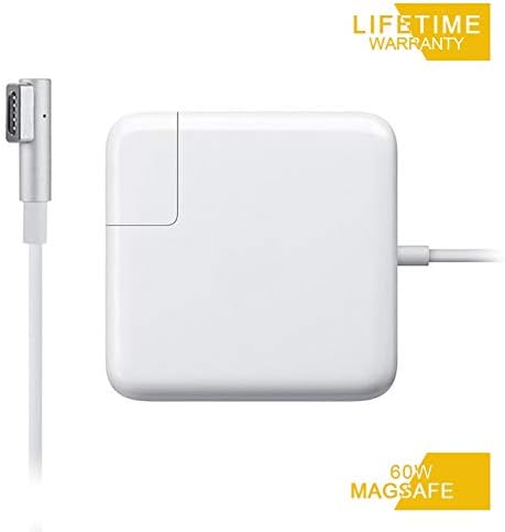 MacBook Pro Charger, Replacement 60W Magsafe 1 L-Tip Power Adapter Charger for Mac Book Pro 13-inch-Before Mid 2012