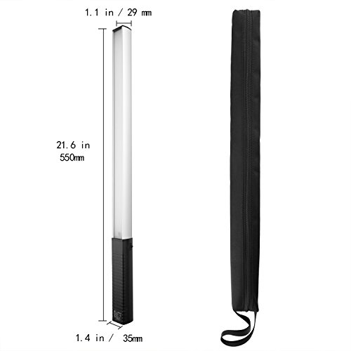 YOUKOYI-Handheld-Light-Photography-Portable-LED-Video-Light-Wand-with-Carrying-Bag-IR-Remote-Control-and-USB-Rechargeable-6-Brightness-Levels-and-2-Colors-Temperatures