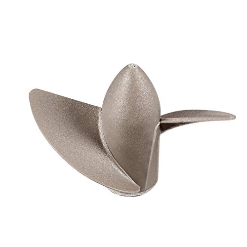 image for uxcell RC Boat Propeller M3 Shaft 2 Vanes 45mm 31.5mm P/D Fan Shape Co