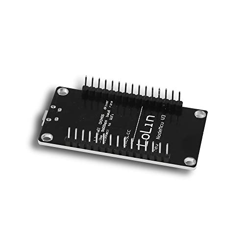 Aokin 3pcs ESP8266 NodeMCU LUA CH340 ESP-12E WiFi Internet Development Board 4M Flash Serial Wireless Module for Arduino IDE/Micropython New Version