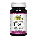 Natural Factors - Vitamin B6 Pyridoxine HCL 100mg - 90 Count