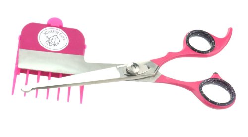 Scaredy Cut Silent Clipper, PINK, with Safari De-Matting Comb