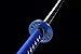 Mastergoswords 41'' Real Samurai Sword Sharp Blade Battle Ready Katana Handmade Japanese Sword with Blue/Red Scarbard