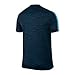 Nike Barcelona Flash Training Top Decept (Black, Light Current Blue) Small