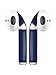 AirPod Skins & Charging Case Cover – Protective Silicone Cover and Stylish Wraps Bundle Compatible with Apple AirPods (Midnight Blue Case & Skin)