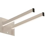 GEMPLER'S EXTRA-WIDE Steel 12 Inch Wall-Mounted Long-Handled Tool Storage Rack for Securely Hanging and Storing Shovels Garden Rakes Hose Pipes Brooms Spades Coils & General Work Tools