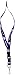 NCAA Breakaway Lanyard with Key Ring