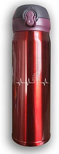 Horse Heartbeat Vacuum Insulated Cup - Double Walled Vacuum Insulated Stainless Steel Travel Mug 17 Oz