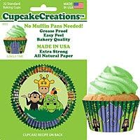 Jungle Cupcake Papers - 32 count