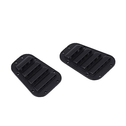 shepoIseven 2pcs RC Decoration Motor Cover Side Air Intake Grille for Traxxas TRX-4 1/10 RC Crawler Climbing Car Spare Parts Accessories