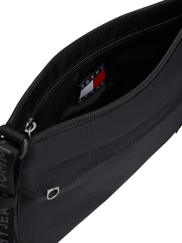 Uomo Borsa a Tracolla Daily Ripstop con Tasca Esterna, Nero (Black), Taglia Unica