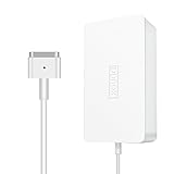 Macbook pro charger, New DDBOX 85w Magsafe 2 Power Adapter for Macbook Pro 17/15/13/11-Inch-T-tip.Compatible with all MacBooks produced after mid 2012 (White)