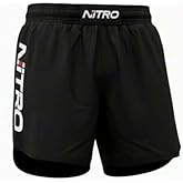 Nitro Fight Wear MMA Shorts - Adult No Gi BJJ Grappling Board Shorts - Fight Trunks