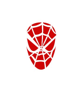 Spiderman Vinyl Mask - CCI Spiderman Mask Webbed Marvel Comics