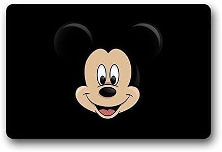 Custom Machine-washable Door Mat Mickey Mouse Indoor/Outdoor Doormat 23.6(L) x 15.7(W) Inch